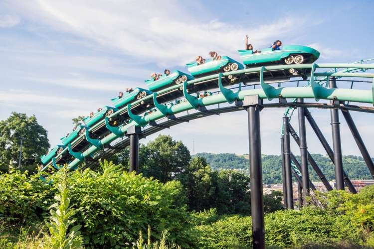 Kennywood is a famous venue for team building activities in Pittsburgh.