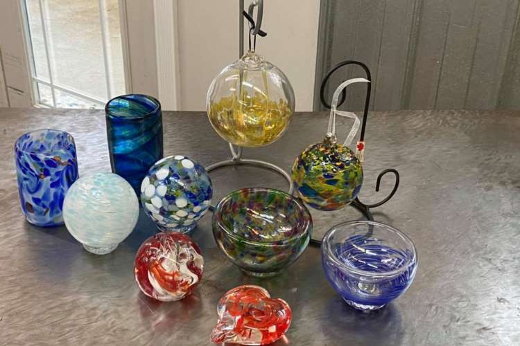 Glass blowing is an interactive team building activity in Milwaukee.