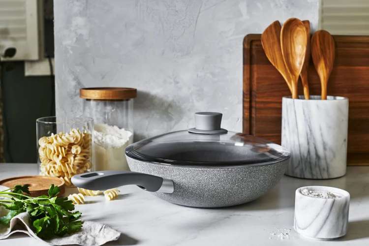 the Ballarini Parma Plus 11 Inch Fry Pan With Lid is one of the best fry pans