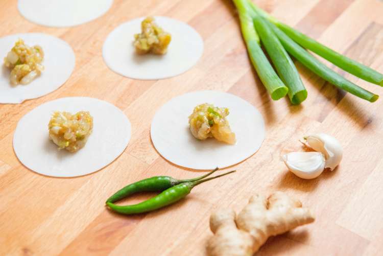 dumplings are a common chinese new year food