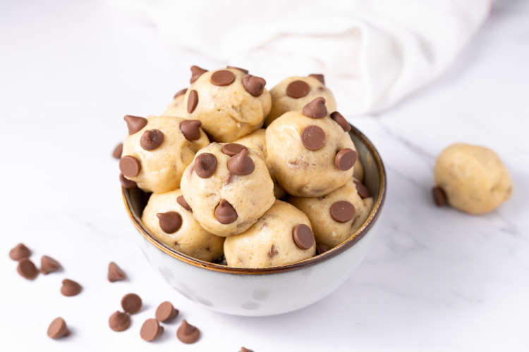 one bowl easy cookie dough bites