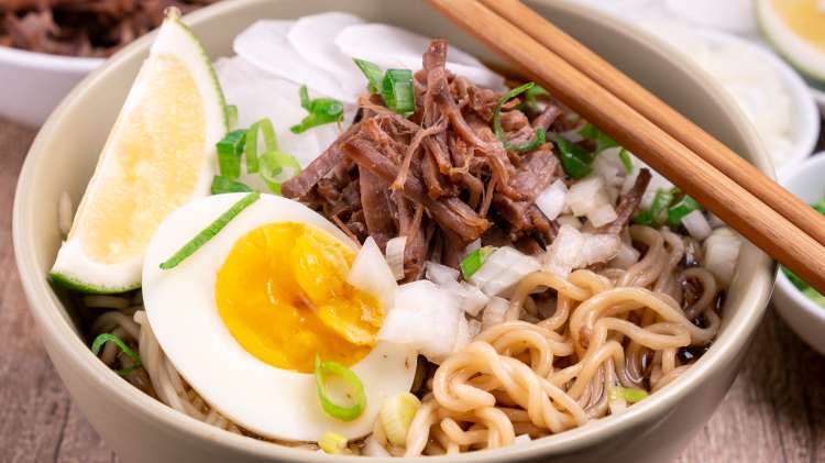 birria ramen is a delicious fusion mexican dinner idea