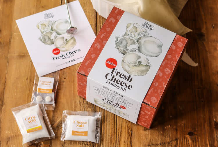 the FarmSteady Italian Fresh Cheese Making Kit is one of the best diy food kits