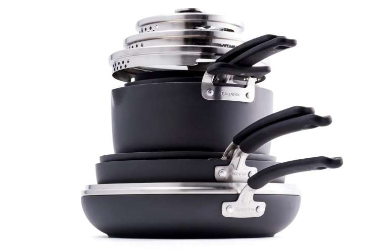 Anolon X Seartech Aluminium Non-stick Cookware Set Of Six