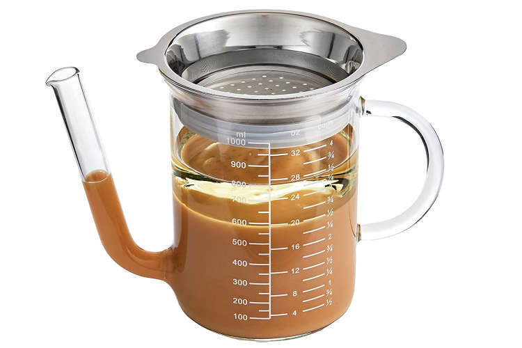 the Harold Import Co. Gravy Strainer and Fat Separator is a thanksgiving essential