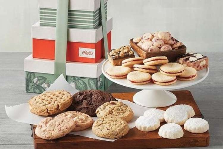 cookie towers are sweet gifts for employees