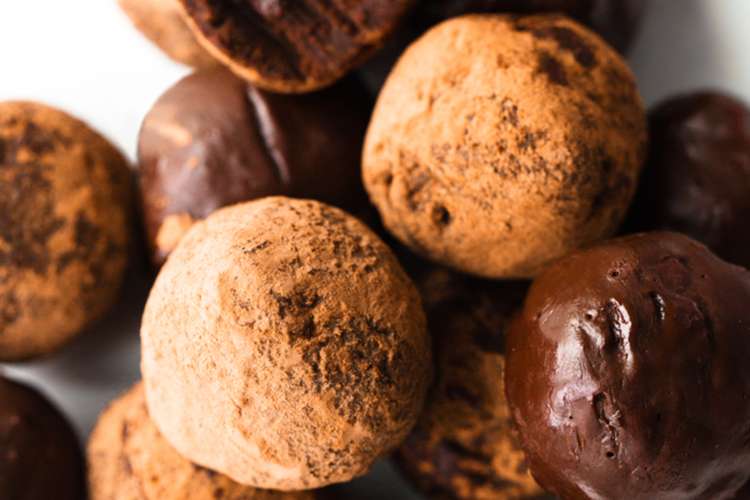 chocolate truffles is an easy vegan dessert that uses just two ingredients