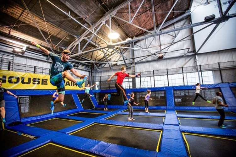 a day at a trampoline park is a fun team building activity in san francisco