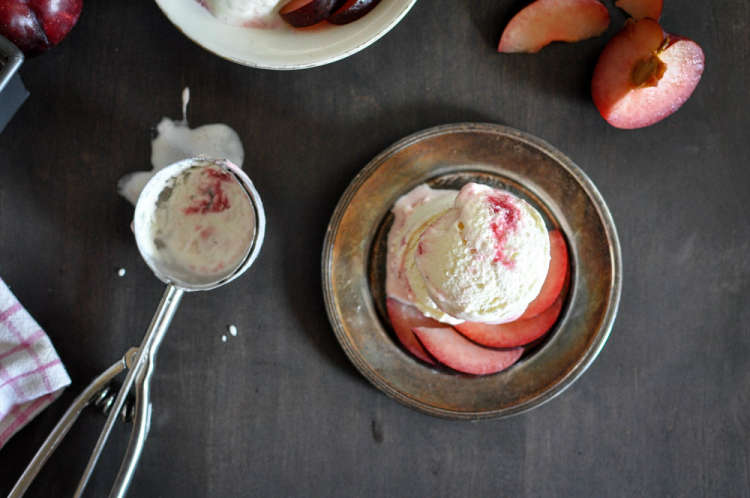 Plum Ice Cream