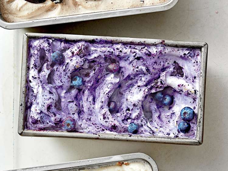 Blueberry Lemon Ice Cream