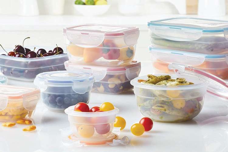 Lock N Lock Easy Essentials Color Mates Assorted Food Storage Container Set, 18-Pc