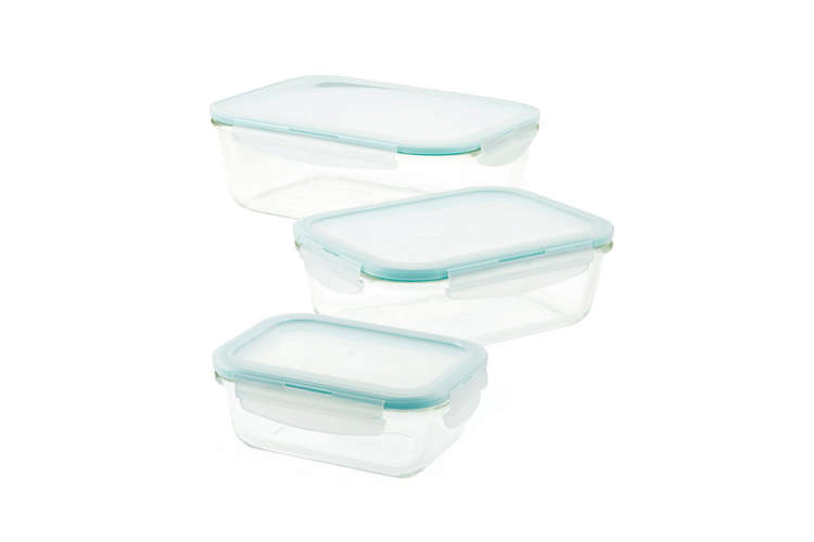 Lock N Lock Purely Better Glass Assorted Rectangular Food Storage Container Set, 6-Pc