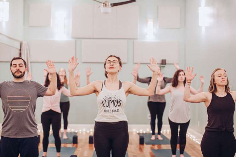 visit Lumos Yoga & Barre for a fun date idea in philadelphia