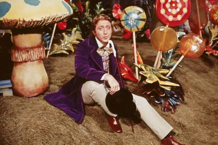 gene wilder in willy wonka and the chocolate factory 