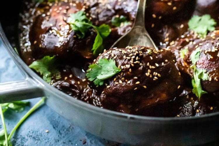 chicken mole negro is rich and earthy