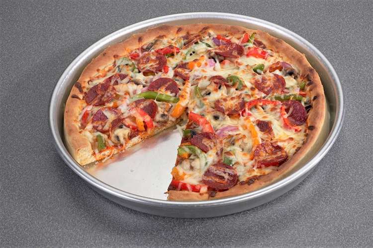 the Nordic Ware Deep Dish Pizza Pan is an aluminum type of baking pan