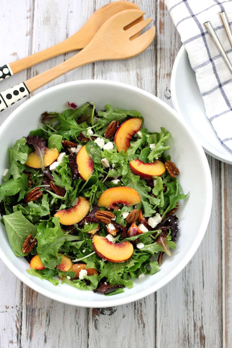 peach salad recipe