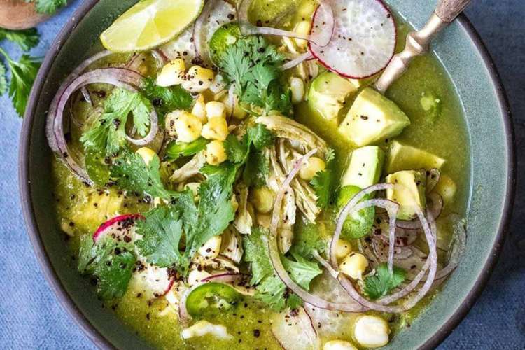 mexican pozole verde is a flavorful mexican dish