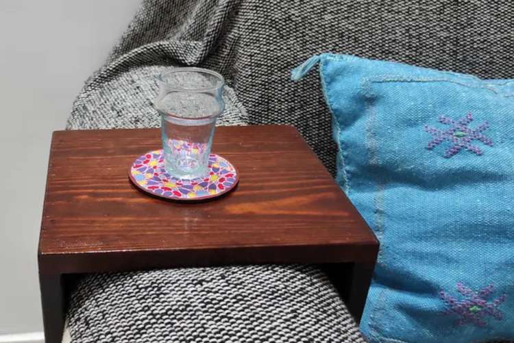 a handmade sofa tray