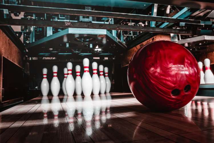 Bowling is a great team building activity in Mississauga.