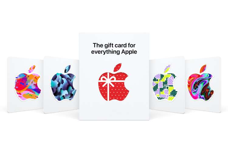 An Apple gift card is a great Christmas gift for moms who love music.