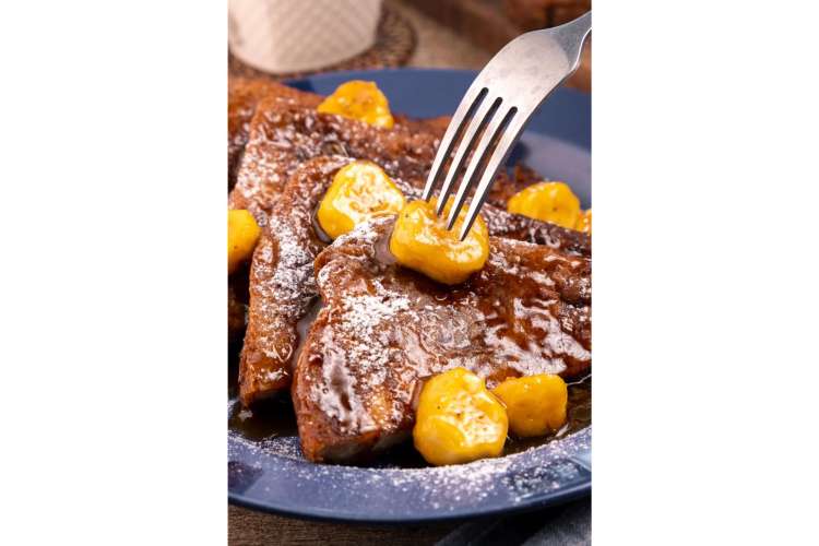 Bananas Foster French toast