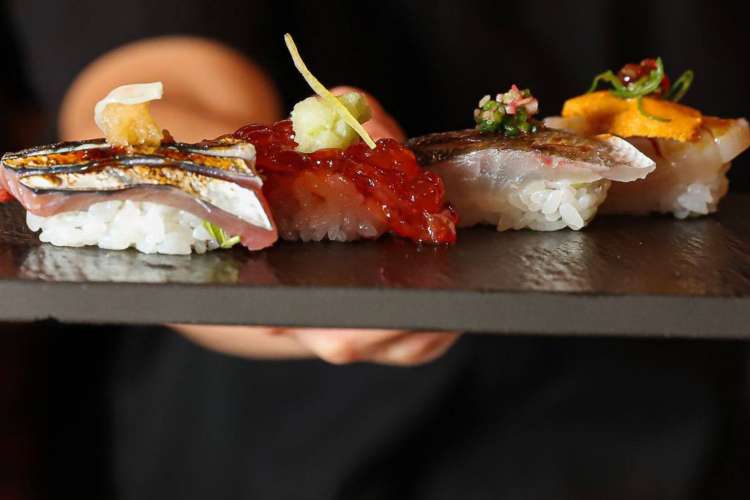 a selection of nigiri sushi