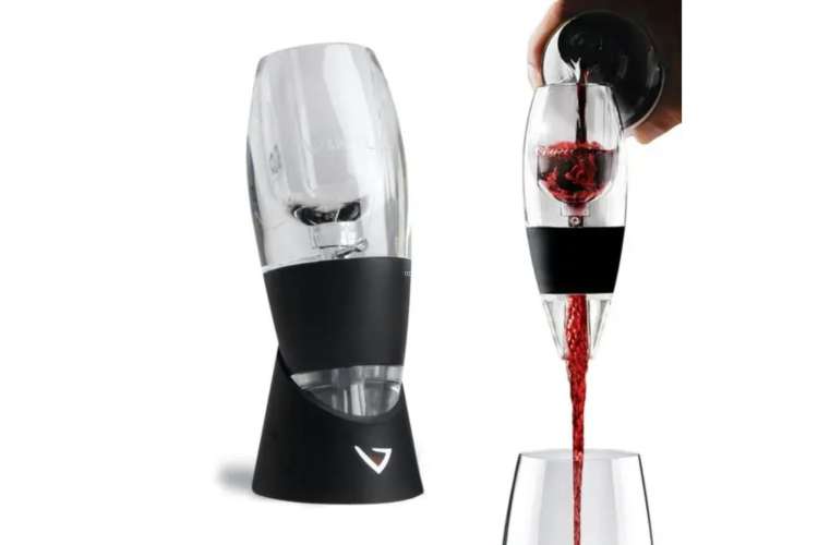 A wine aerator makes a great adult white elephant gift idea.