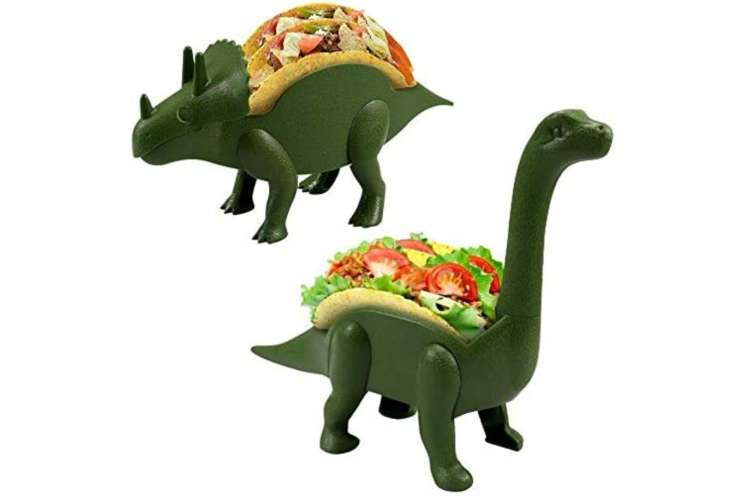 Dinosaur Taco Holder stands