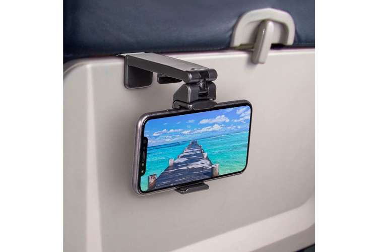 in-flight phone holder mount