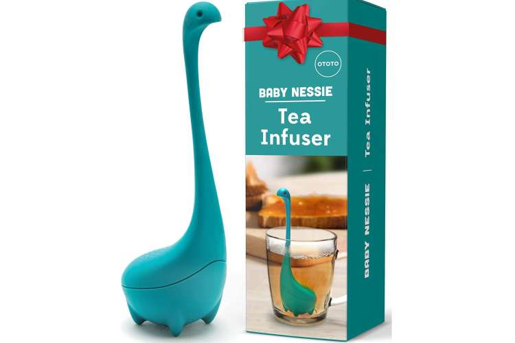 A novelty tea infuser is a fun white elephant gift idea.