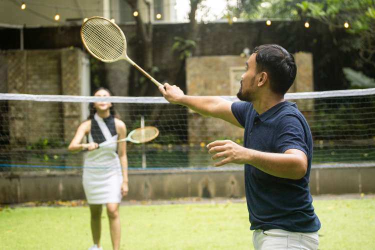 badminton players