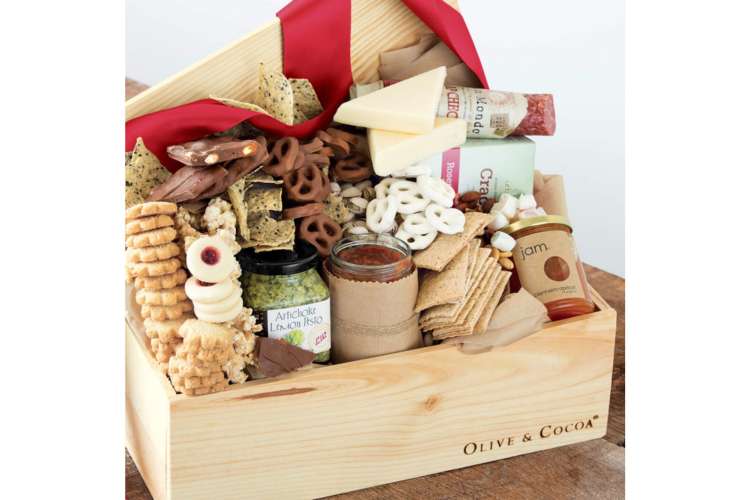 Taste for Everyone gift basket by Olive & Cocoa