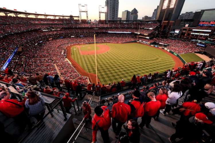 A visit to Busch Stadium is an awesome team building activity in St. Louis.