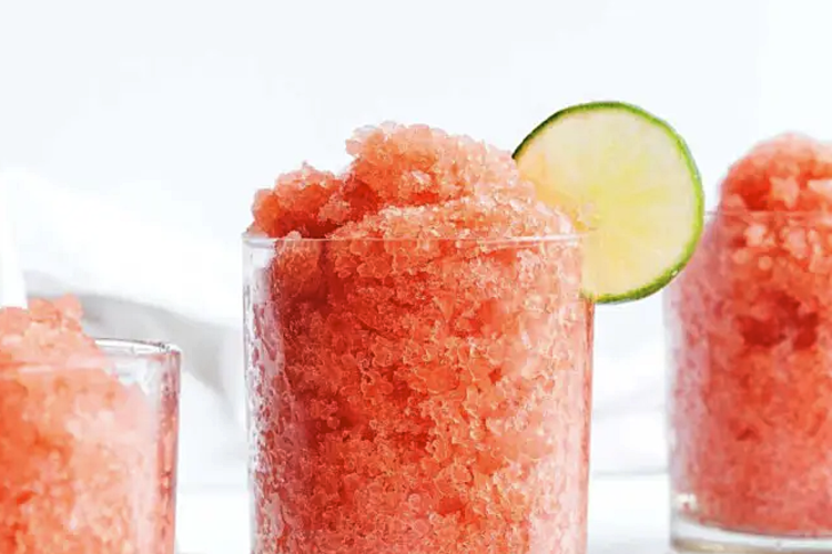 enjoy this icy and refreshing easy watermelon granita