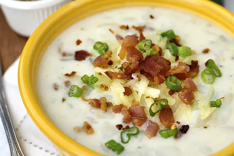 cheesy pepper jack potato chowder is a cheesy potato soup 