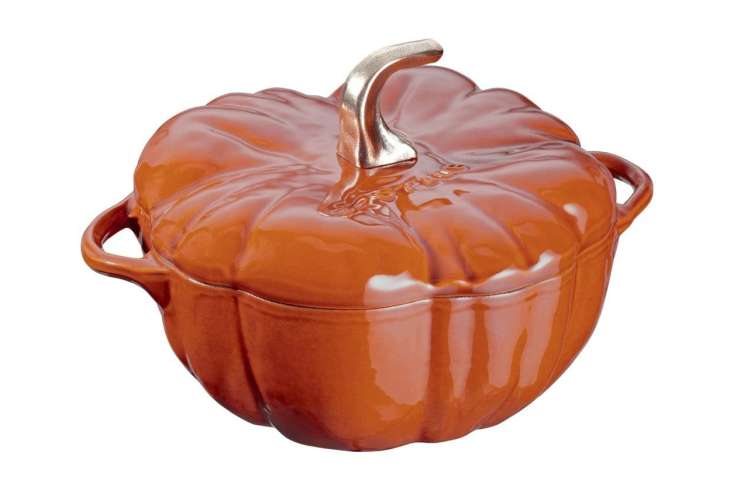 Staub Cast Iron Pumpkin Cocotte 3.5 Qt