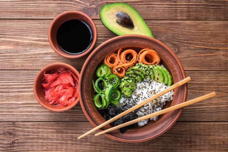 sushi bowl is a great one bowl meal