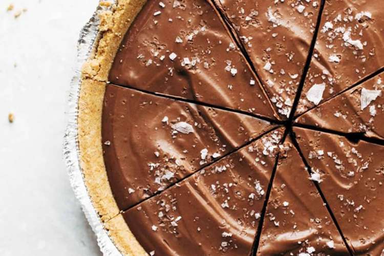 mind-blowing vegan chocolate pie is a rich and silky easy vegan dessert