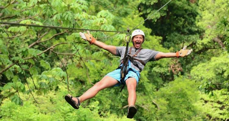 Go ziplining for an amazing Father's Day adventure