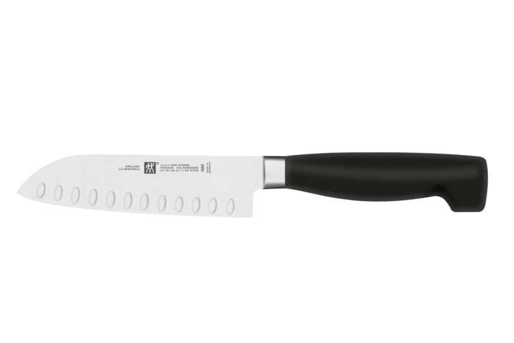 Zwilling Four Star Hollow Edge Santoku Knife