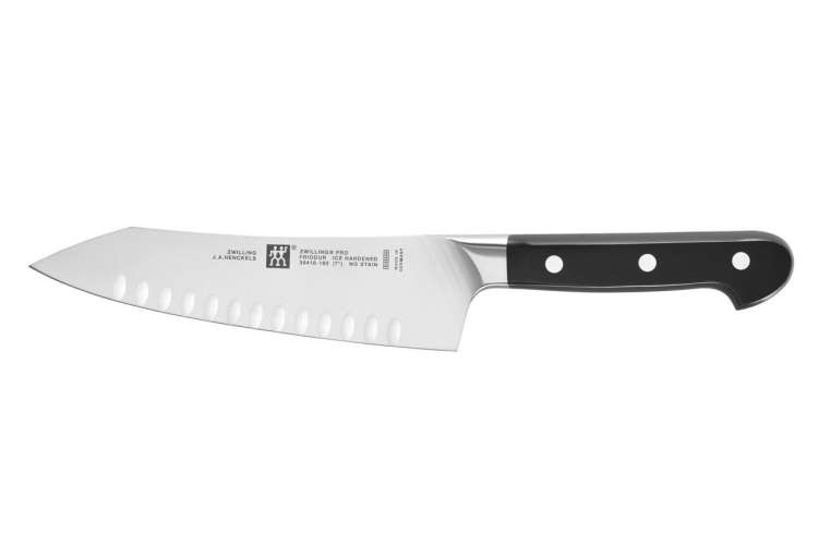 Zwilling Pro Hollow Edge Rocking Santoku Knife