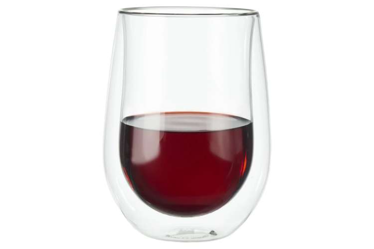 Palm City Products Stainless Steel Stemless Wine Glasses - 4 Piece Set