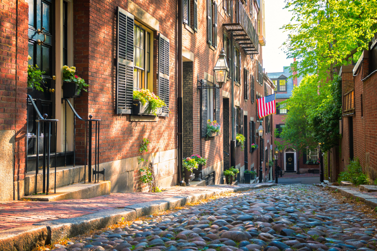 acorn street in boston