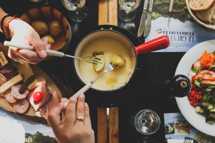 enjoy fondue fun for a girls night idea