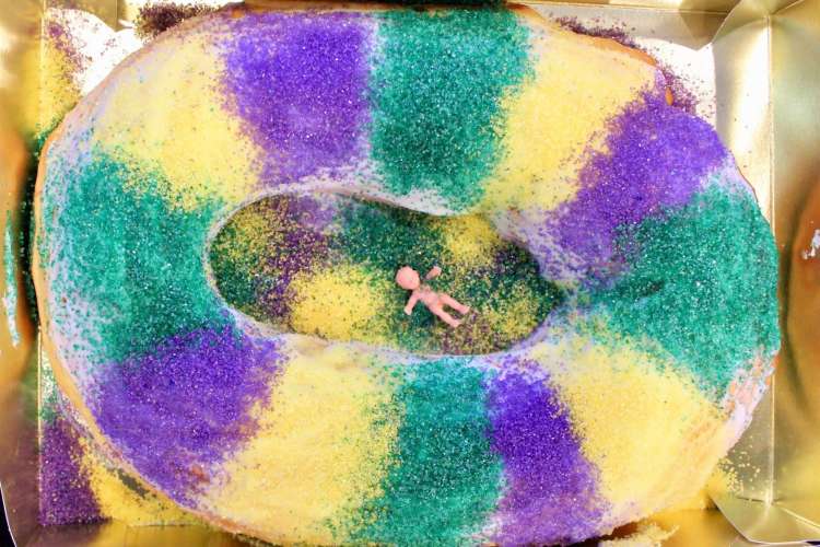 king cake at antoine's restaurant 