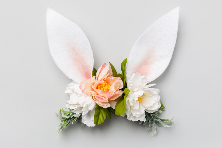 make bunny hats for a craft easter party idea