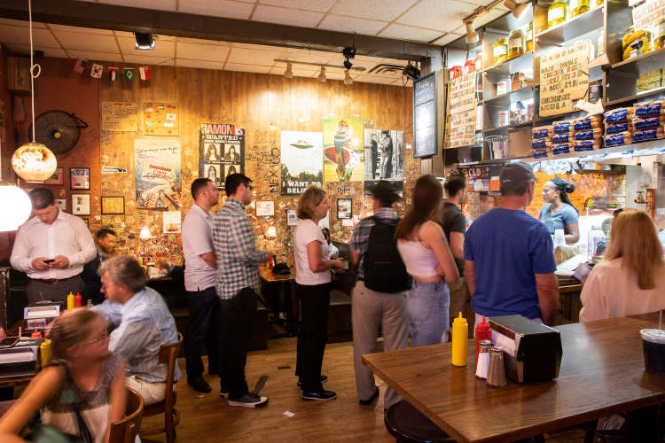  Burger Joint is one of anthony bourdain's favorite NYC restaurants
