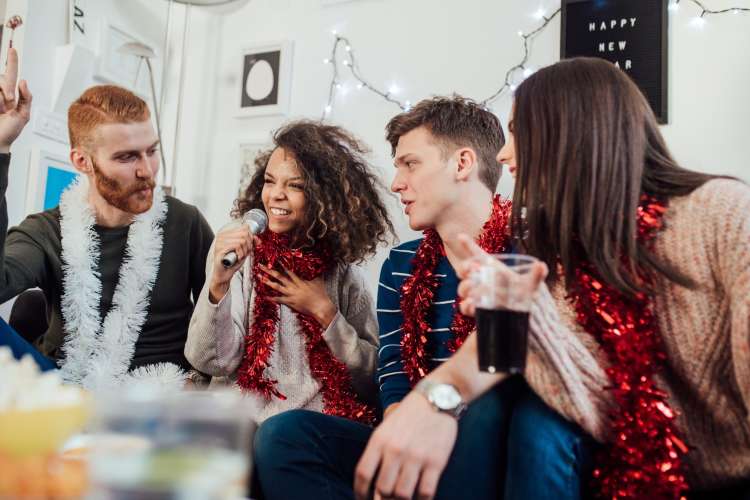 christmas carol karaoke is a fun winter date idea