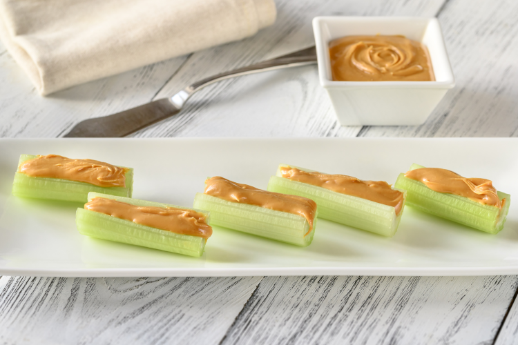 peanut butter and celery